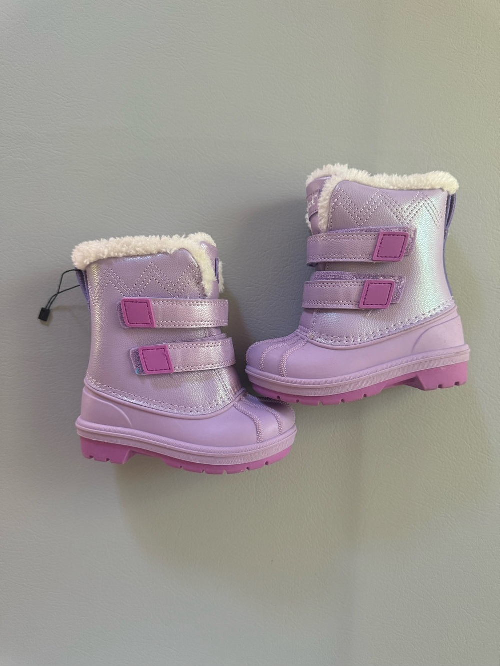 Cat & Jack Kids Girls Purple Snow Boots Waterproof Sizes 5 Toddler New no Tags